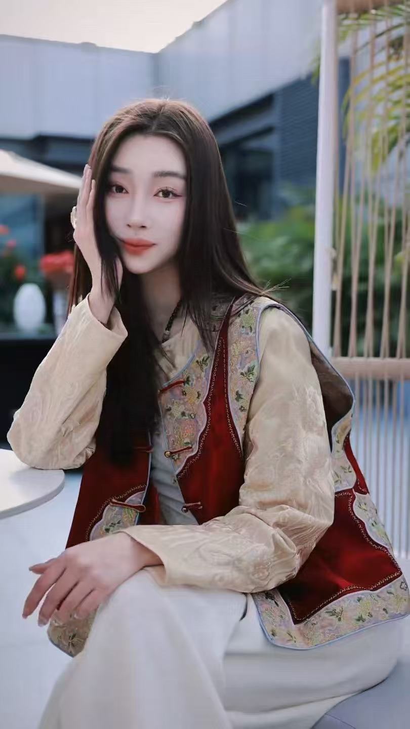 【LL】新中式国风重工复古马甲