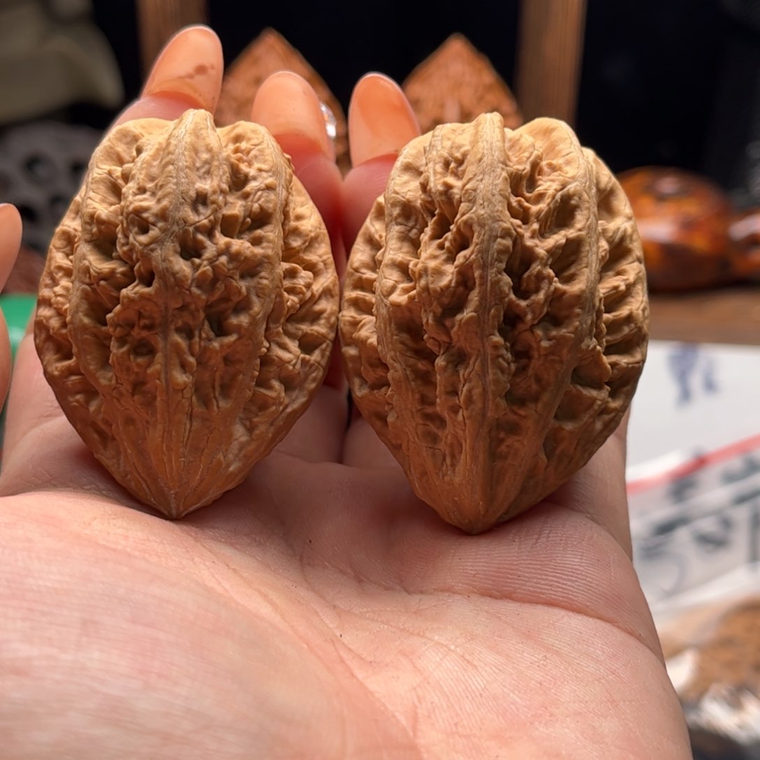 文玩核桃把件小*憨关东木子家楸大胖99