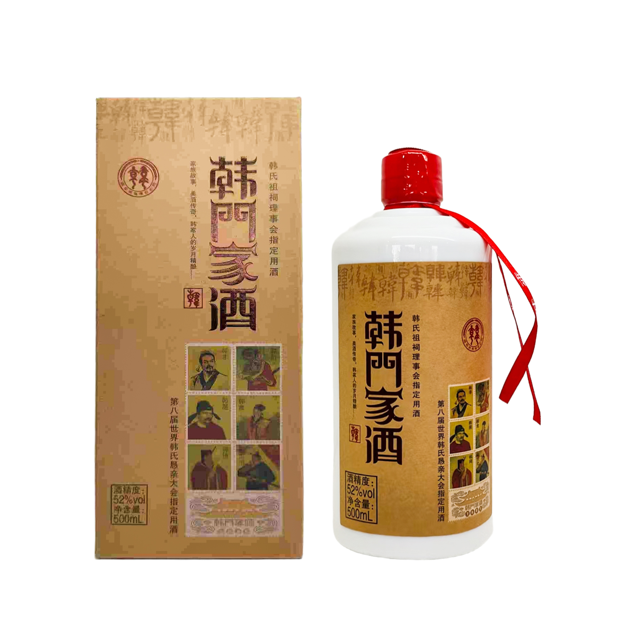 三角洲52°韩门家酒芝麻香酒52度