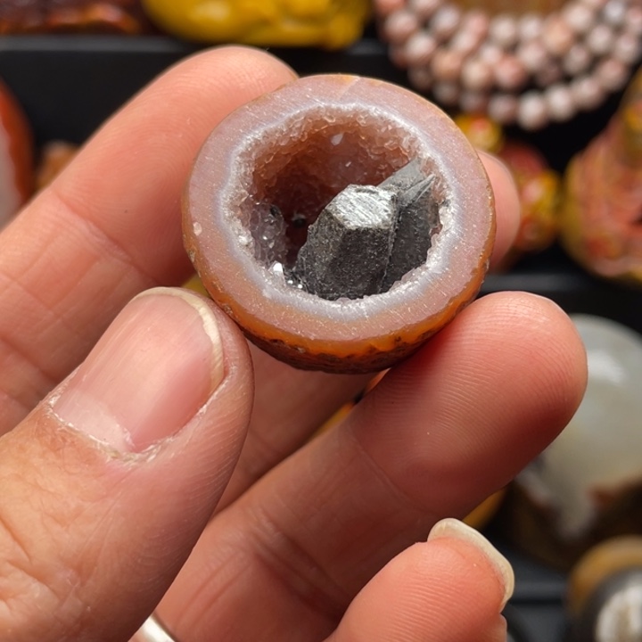 木***每玛瑙/玉髓未镶嵌颈饰