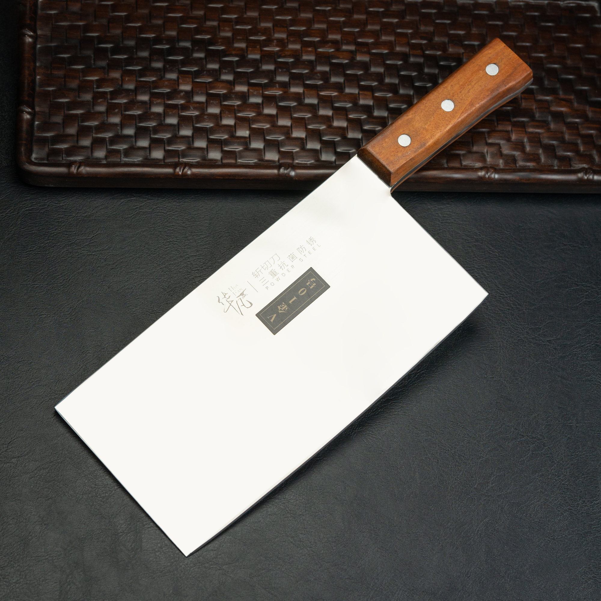  厨房家用斩骨刀斩切刀一体锻打龙泉-V金系列菜刀刀具