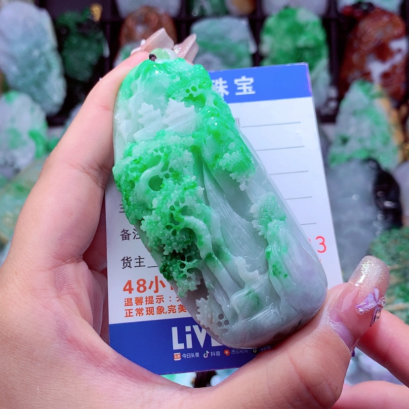 【闪购商品】翡翠颈饰未镶嵌挂件