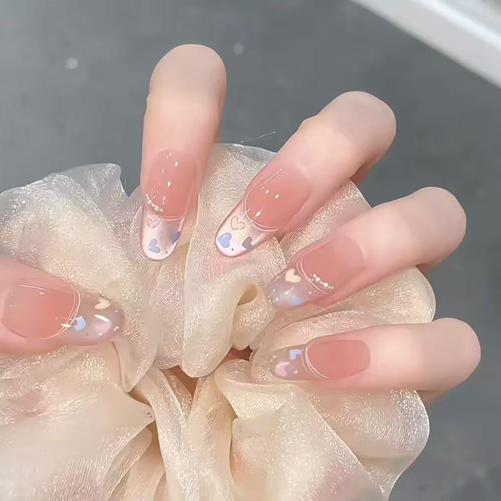 39爱心泡泡"Love Bubble"高气质穿戴美甲