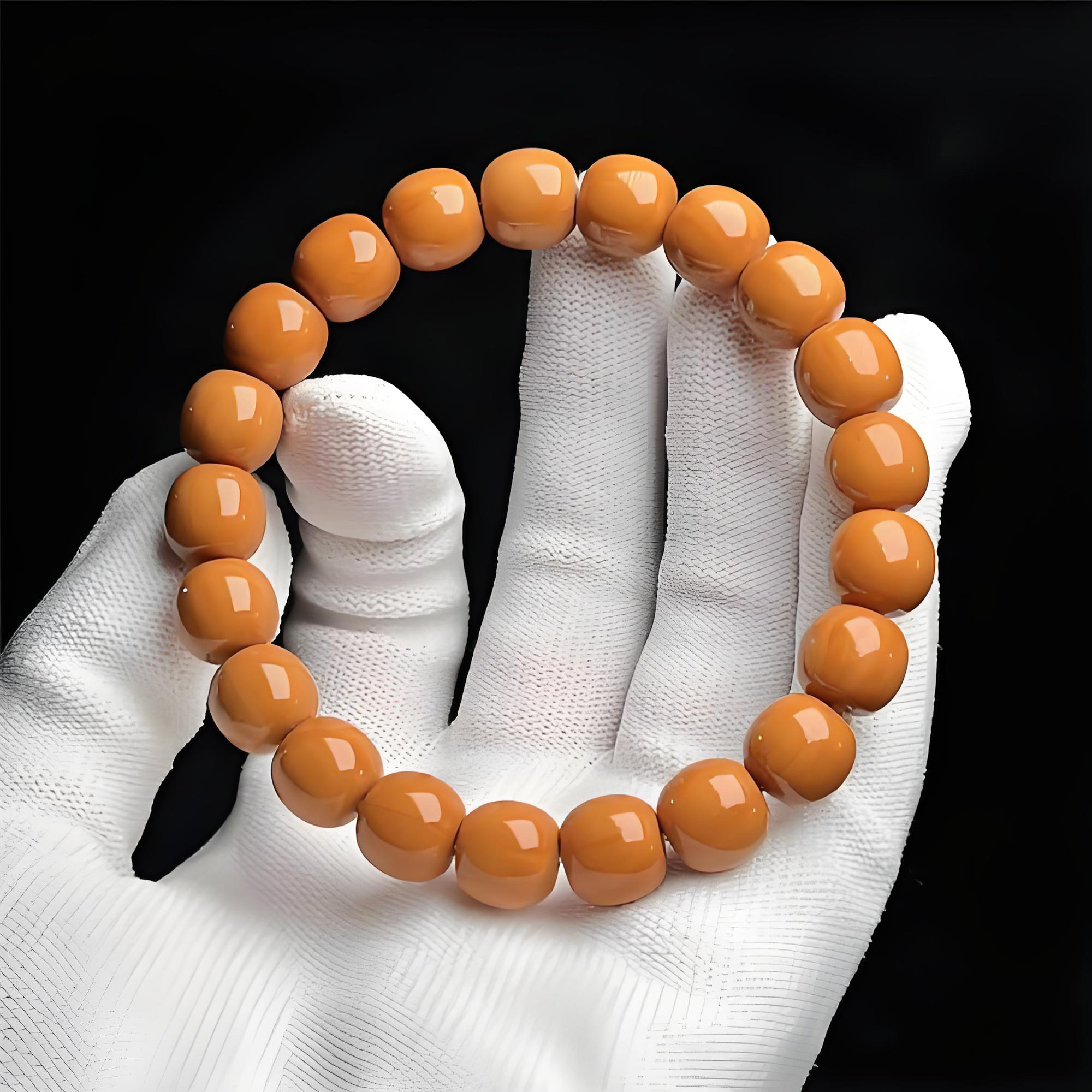 [雅雅]微瑕疵老型猴头核桃文玩手串桶珠单圈