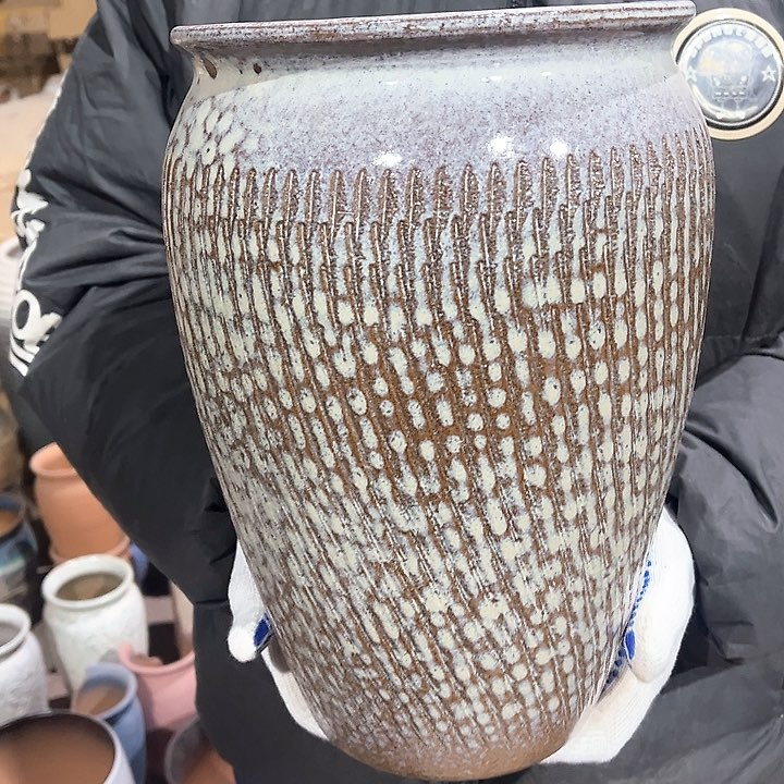 紫砂花盆高30口20————