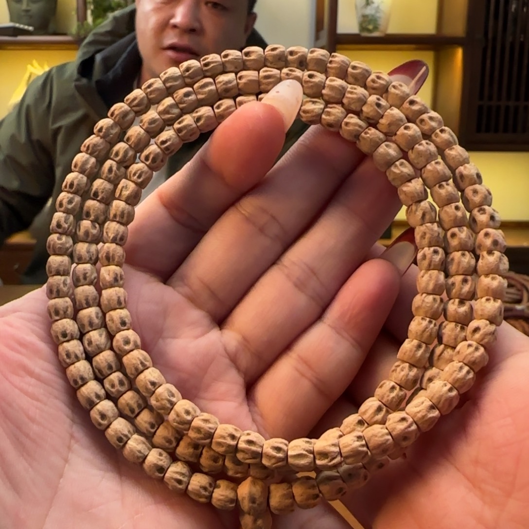 柏香籽/百香籽手串方鬼6