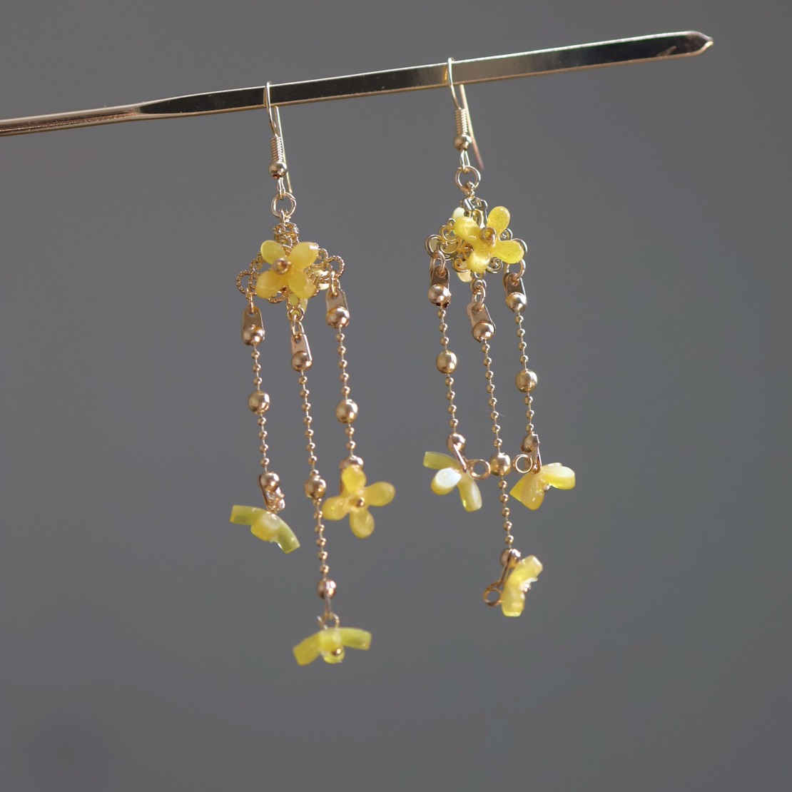 桂花耳饰汉服配饰古风发饰