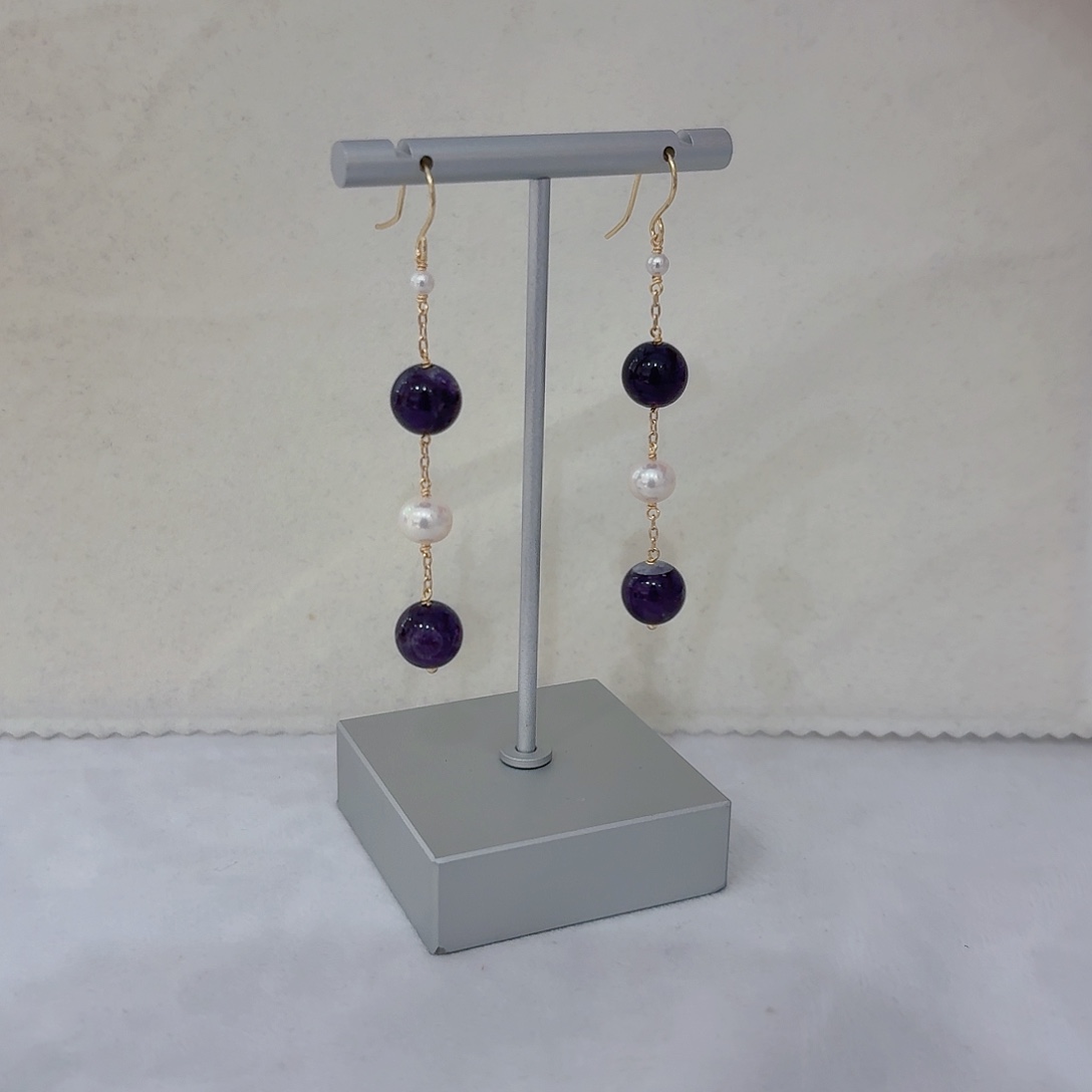 淡水珍珠耳饰未镶嵌