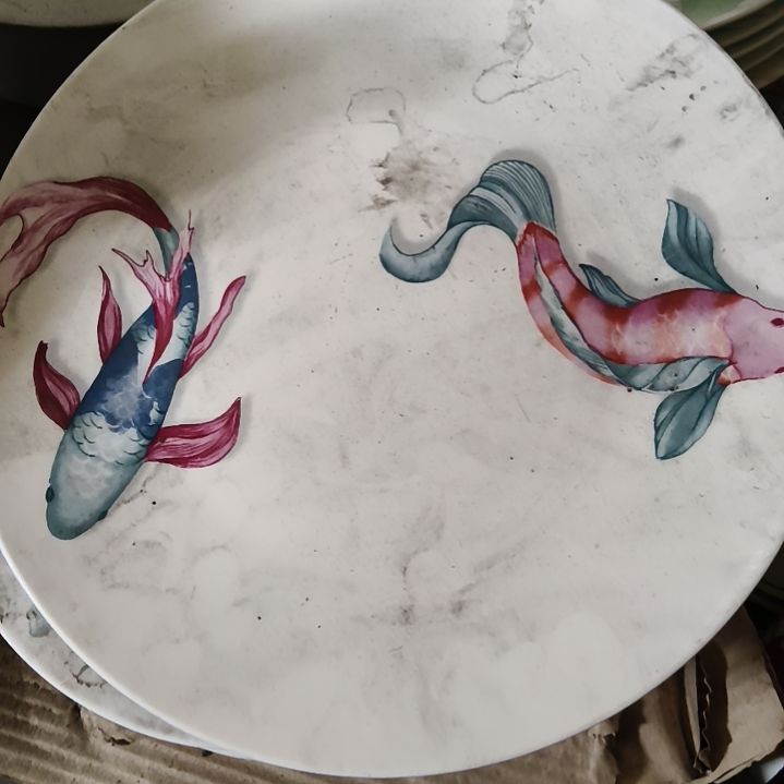 *****瓷陶瓷盘子口尽26.5里米