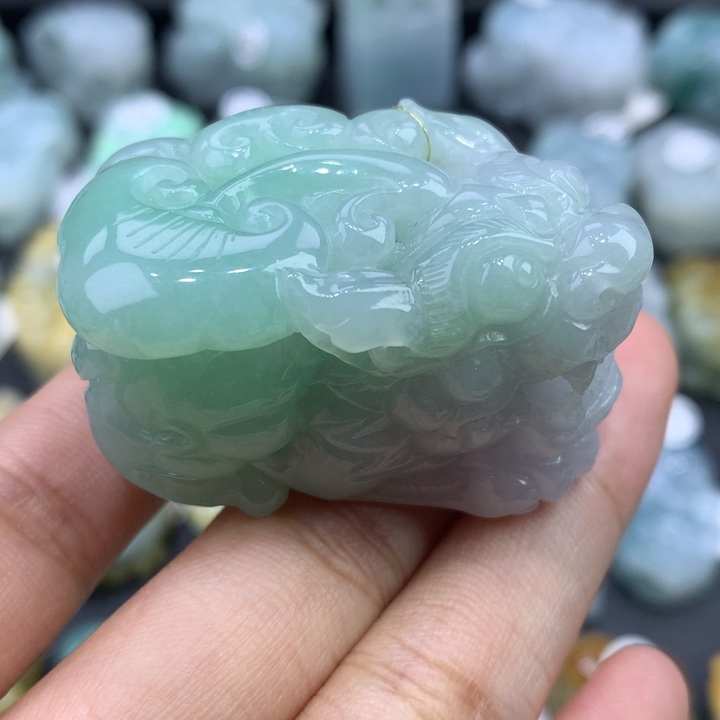 翡翠未镶嵌颈饰天然缅甸翡翠