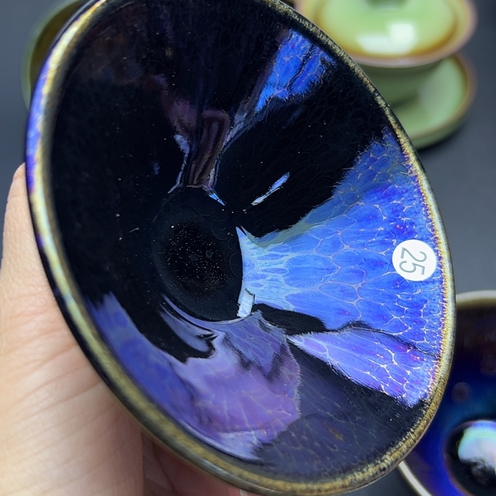 茶盏建窑建盏主人杯微瑕