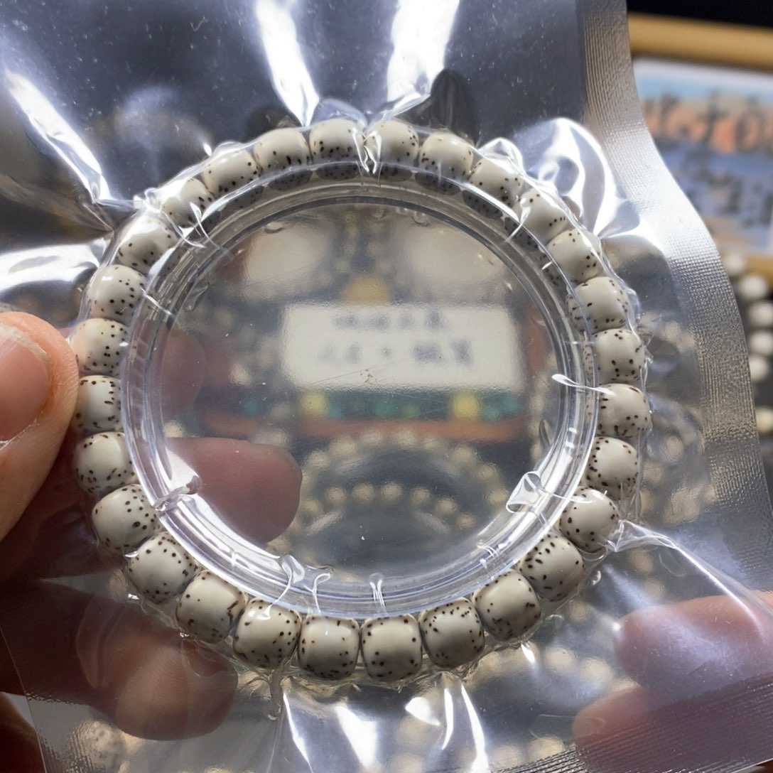 星月菩提手串8原白河豚