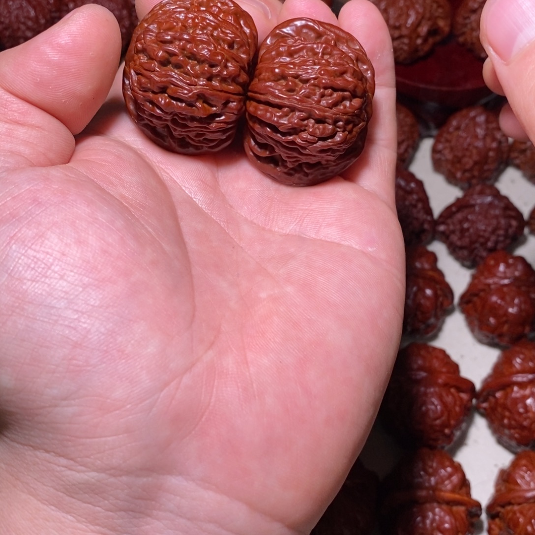 木***制文玩核桃吊坠四座楼四座楼