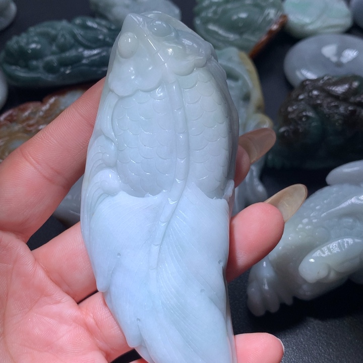 翡翠未镶嵌颈饰保真天然A货翡翠