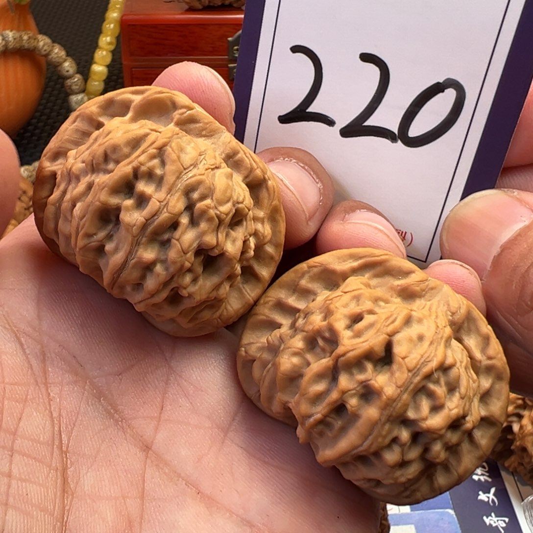 文玩核桃把件全品天地41.5尺寸220号