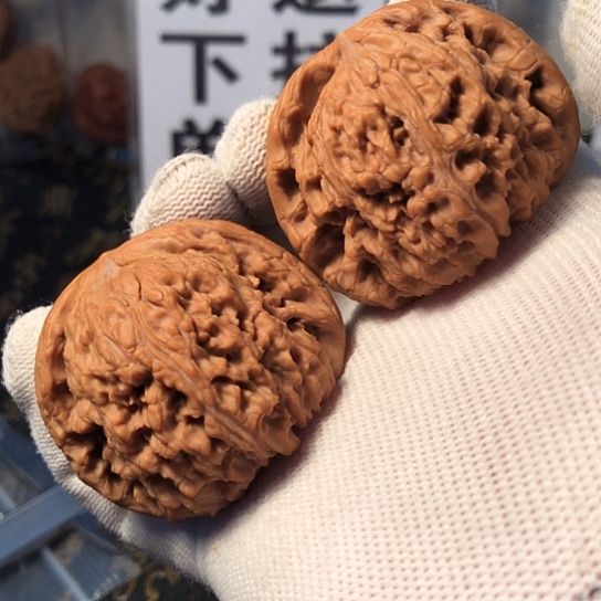 把件文玩核桃南彊石47mm