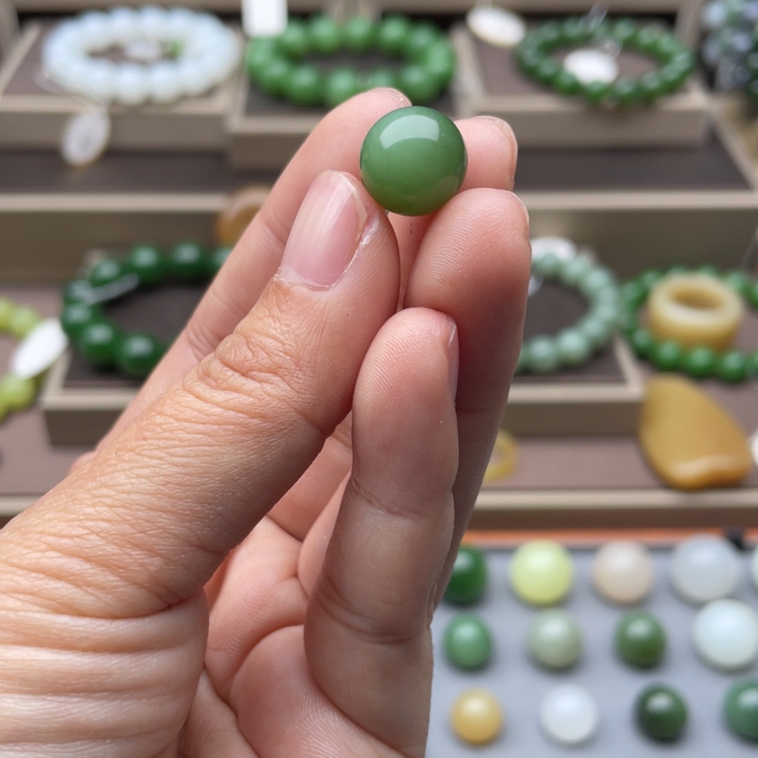 和田玉未镶嵌手链12碧玉猫眼