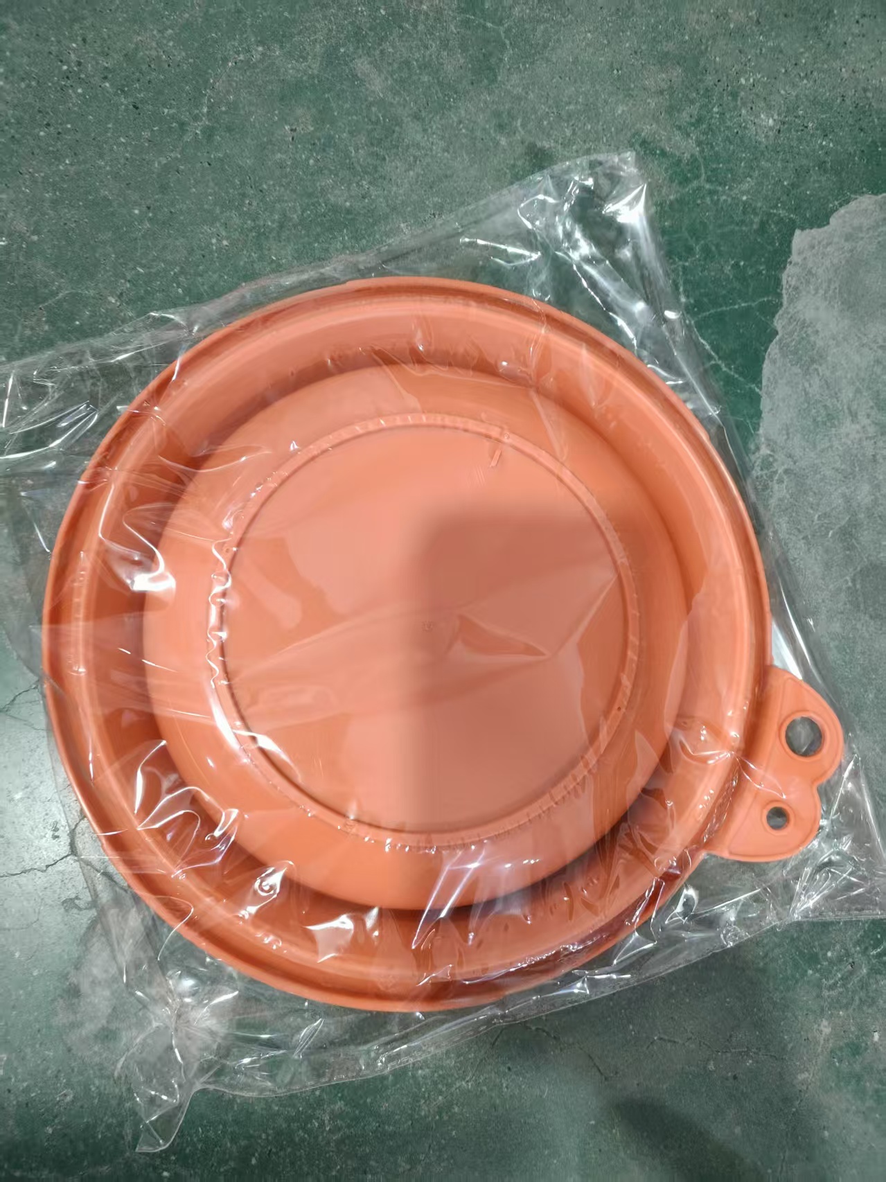 小号橙色户外打水折叠桶脸盆发1