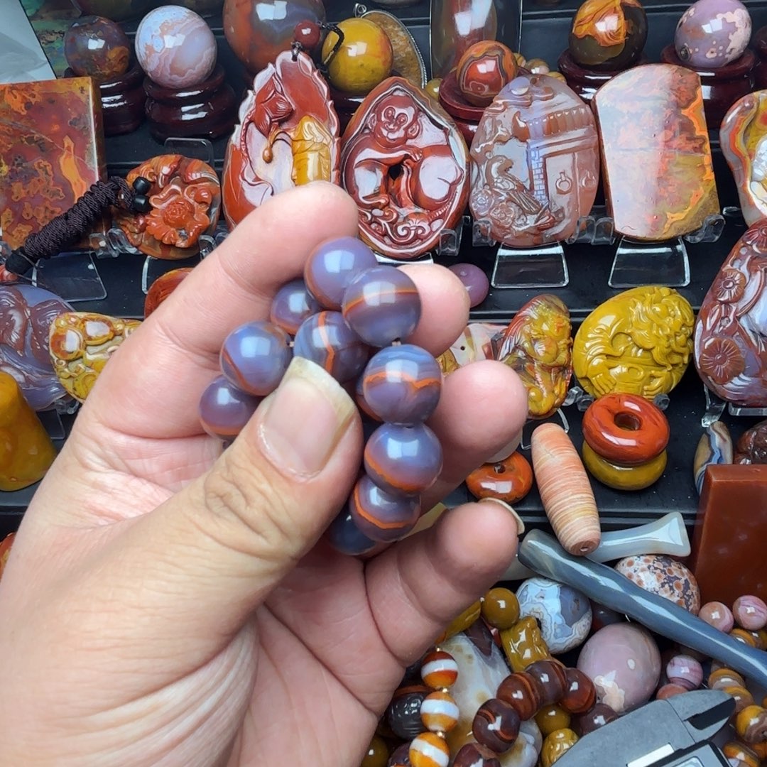 编***毕玛瑙/玉髓未镶嵌玛瑙