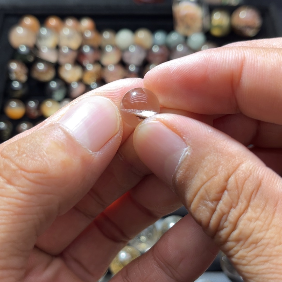 幽灵单珠未镶嵌水晶11.4mm