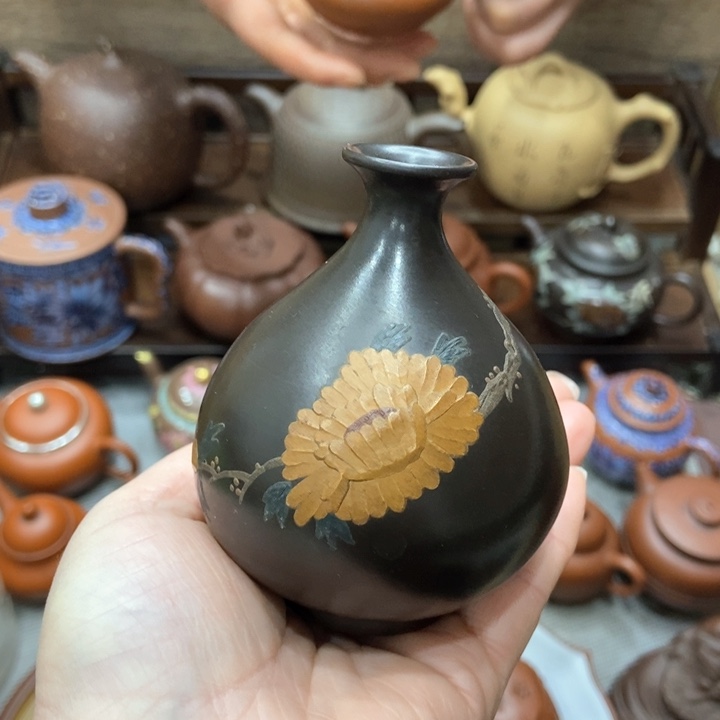 紫砂茶壶木*紫砂紫砂