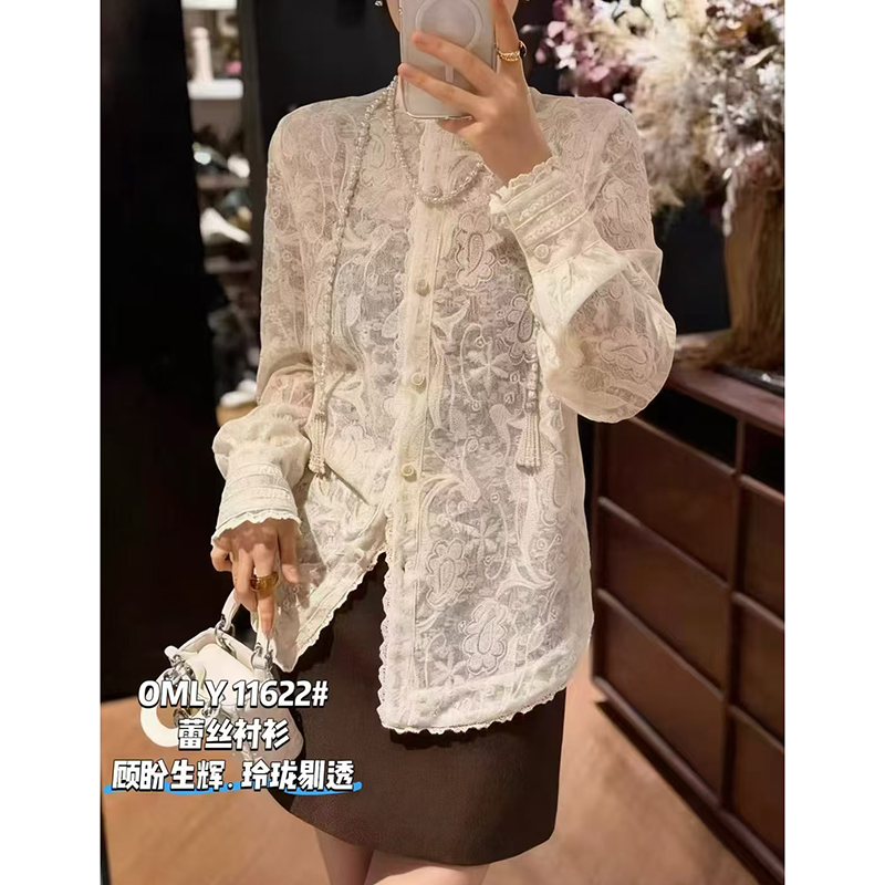 LMY 欧曼丽影 蕾丝上衣 #11622