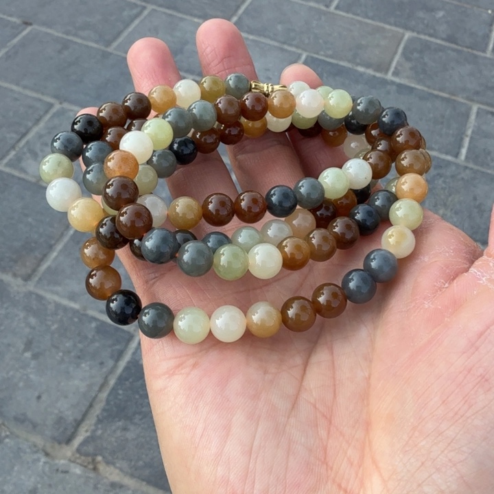 和田玉未镶嵌项链