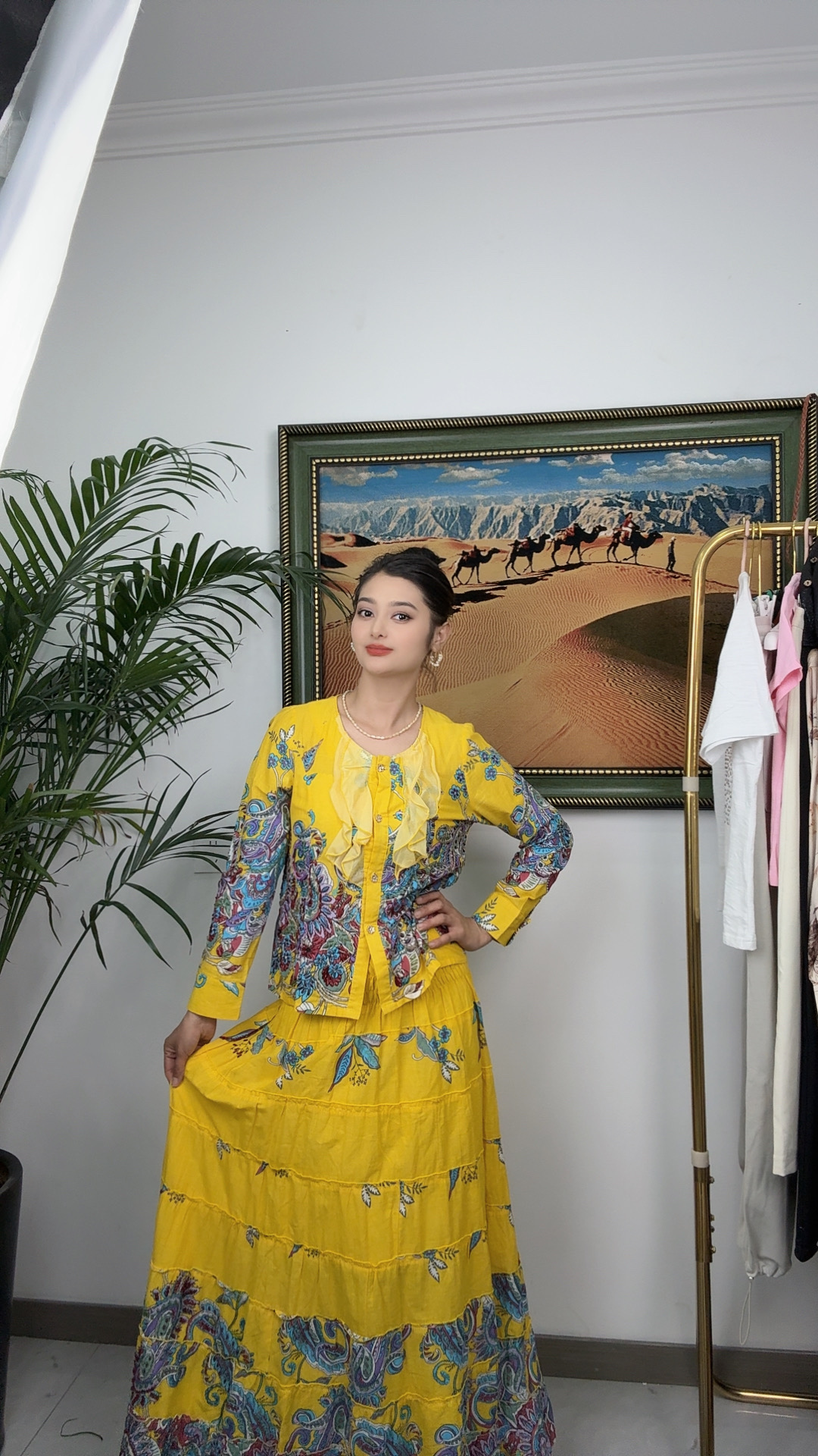 复古中国风手工满绣设计感女装时尚上衣