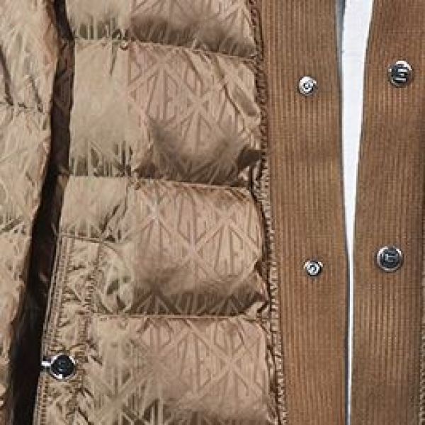  男装秋冬款棕色外套2855