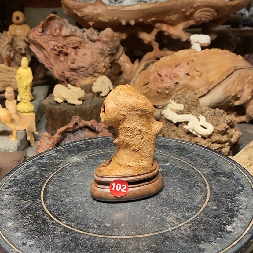 【闪购商品】102号荔枝木香炉工艺