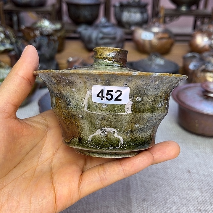 裸柴烧陶瓷手工茶器