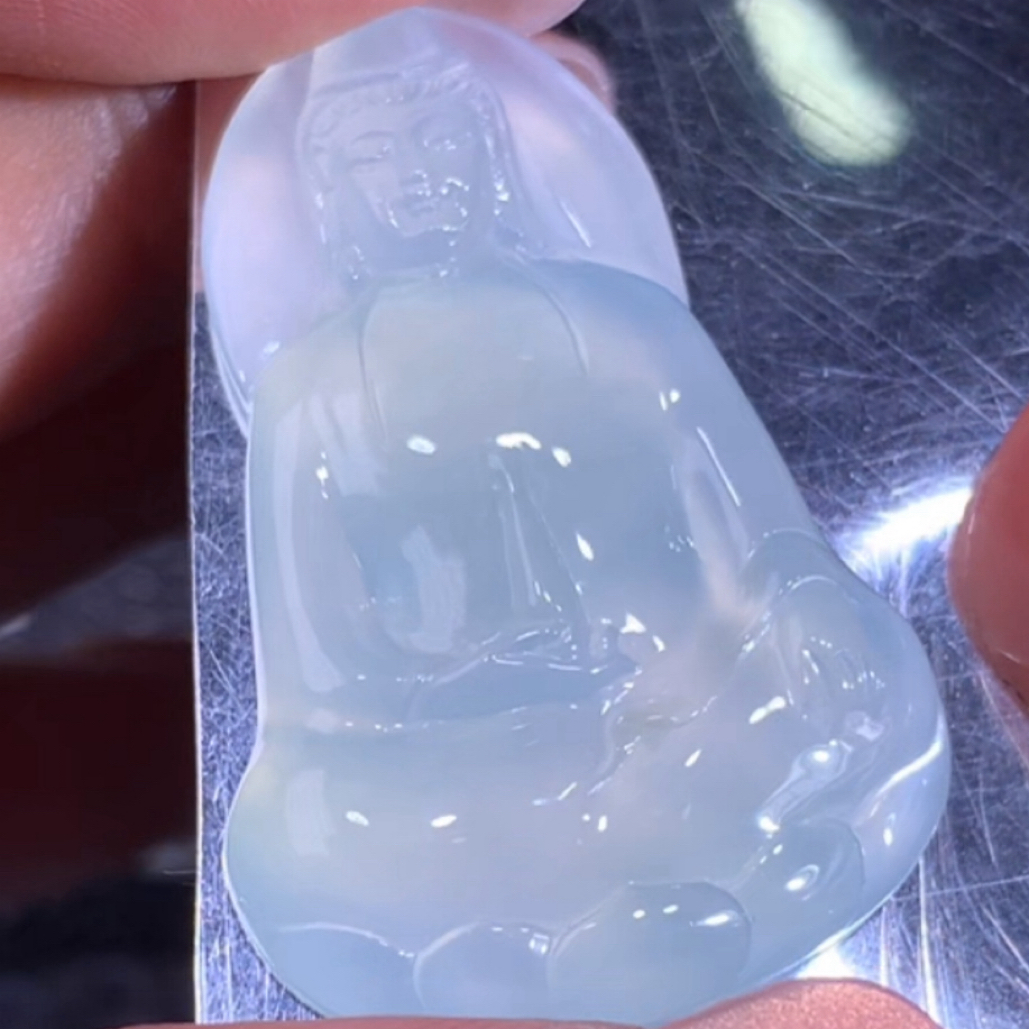 翡翠白冰观音 637