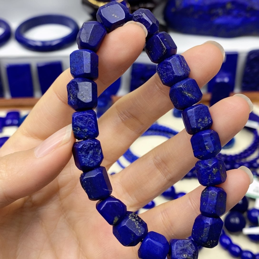 青金石手链未镶嵌