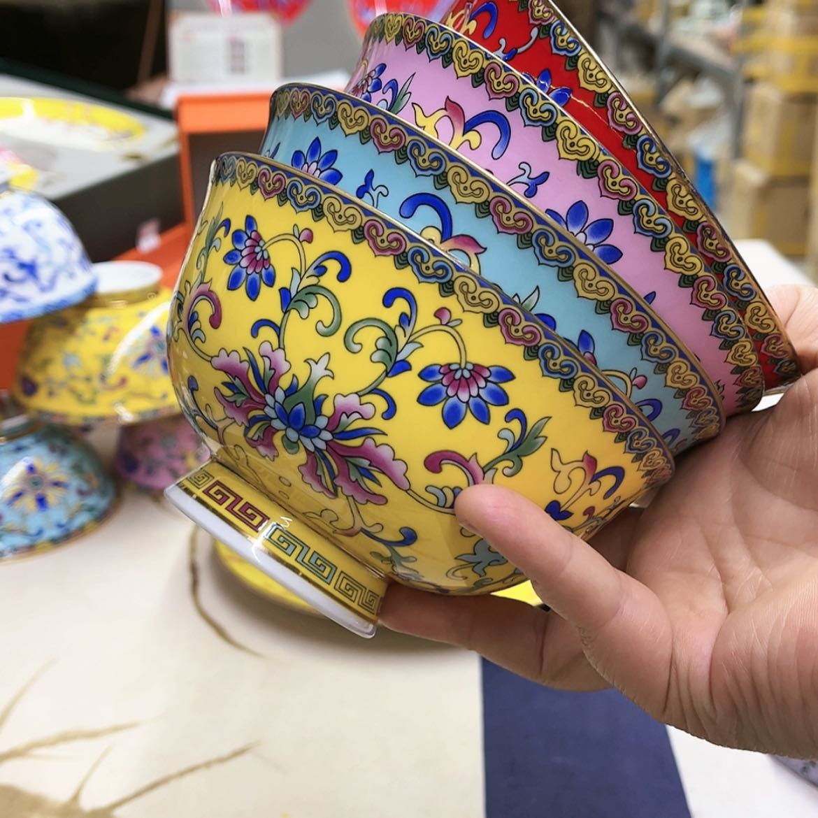 【闪购商品】骨瓷4.5英寸4混。。。。。