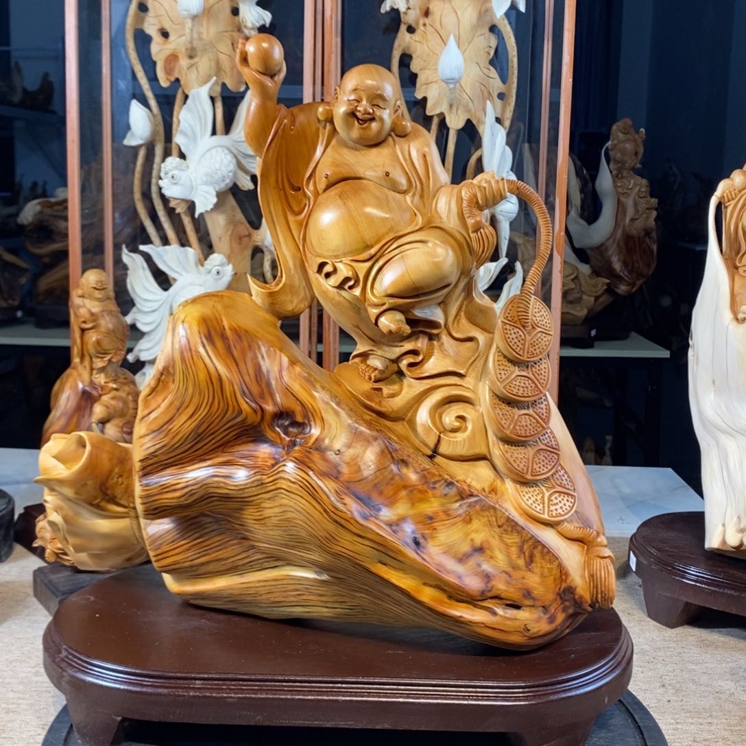 柏木（崖柏）无**满崖柏木雕刻