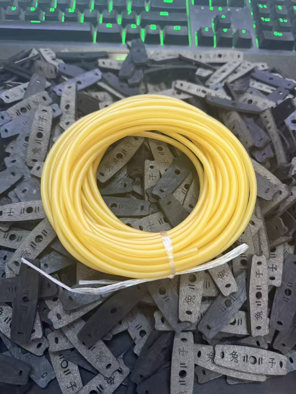 弹弓圆皮筋实心乳胶玩具动力高回弹绑筋