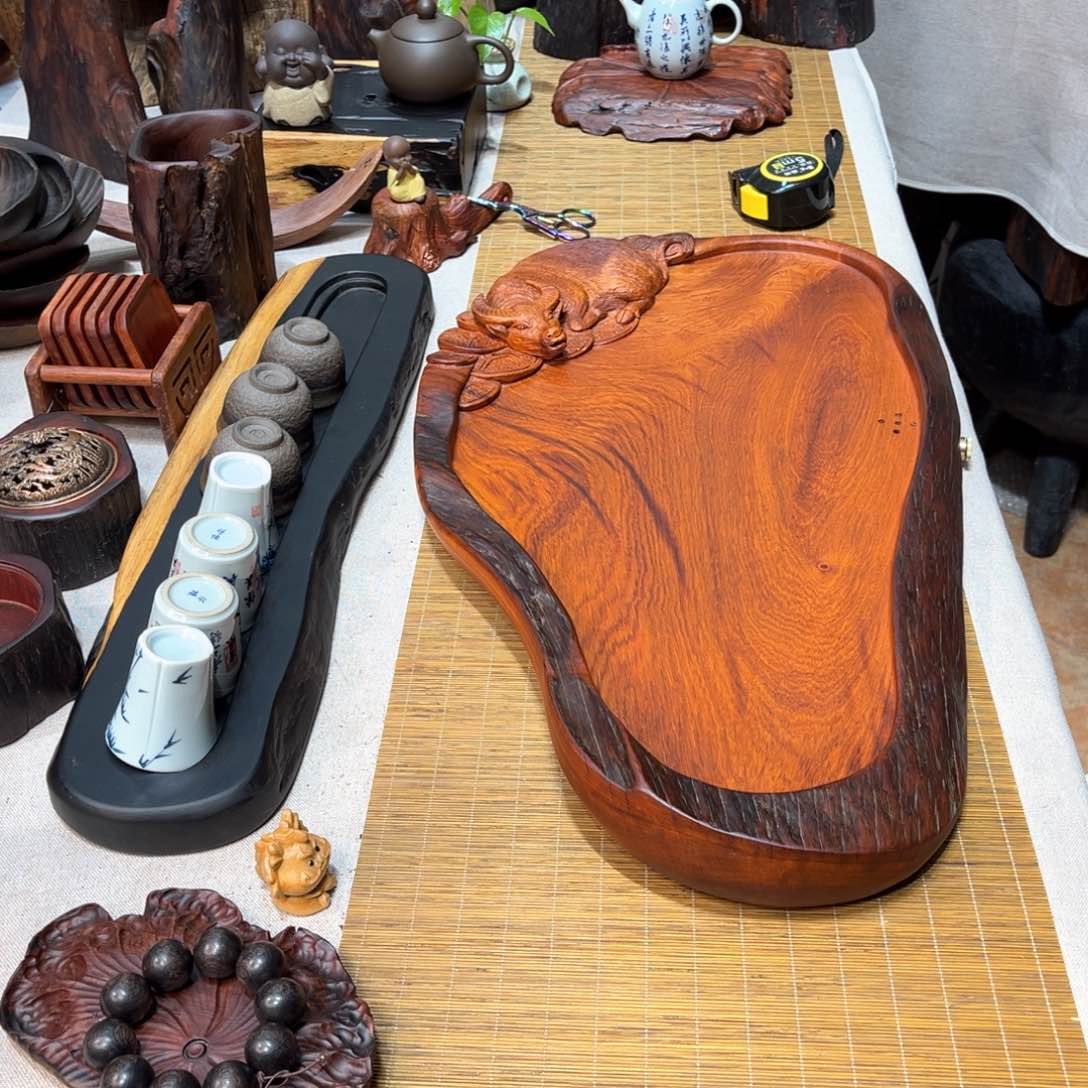 缅甸花梨茶盘茶盘