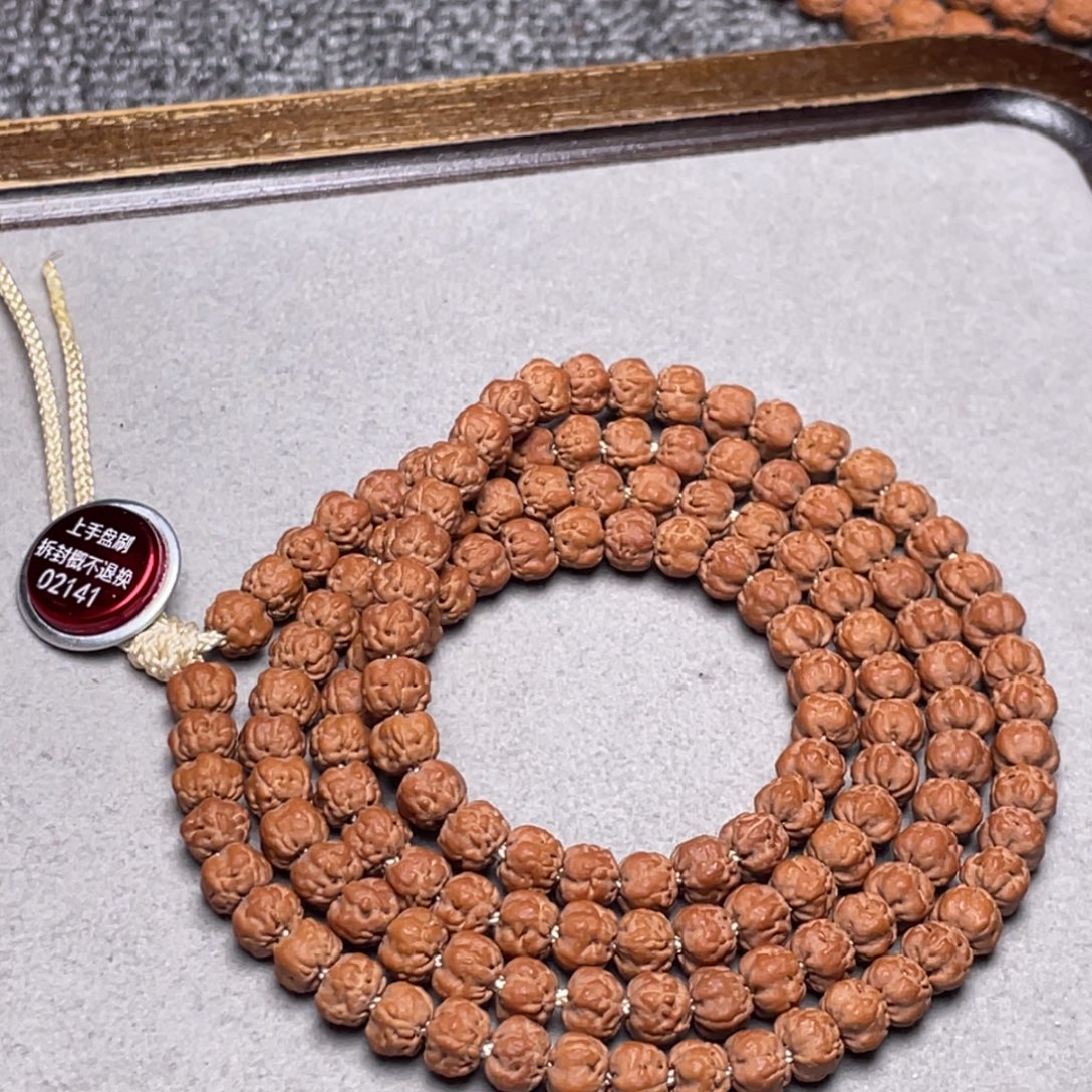 大***花金刚菩提手串云端梅朵定制款佛手尺寸6➕