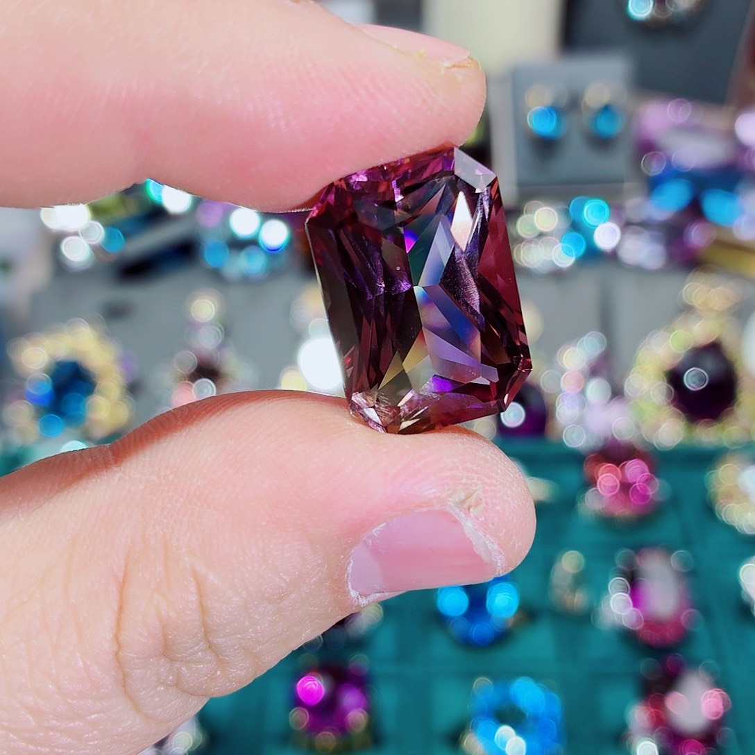 小***子水晶未镶嵌戒指长方形