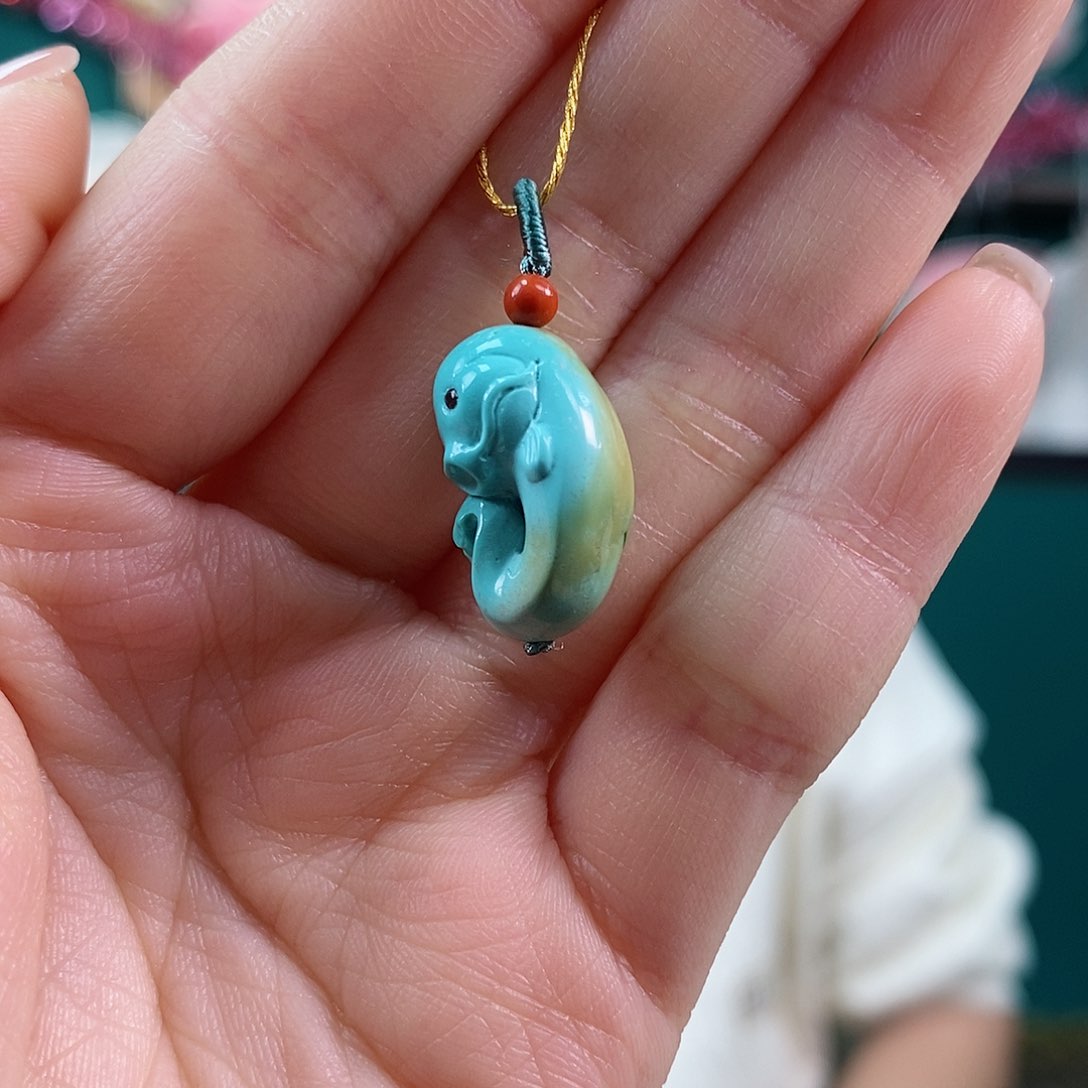 绿松石珠宝奇石未镶嵌