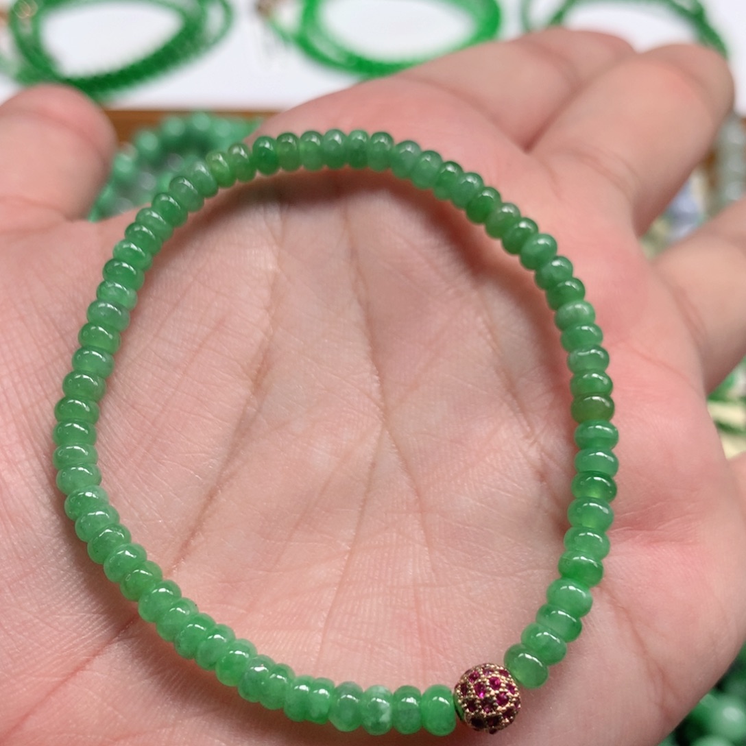 未镶嵌手链翡翠翡翠