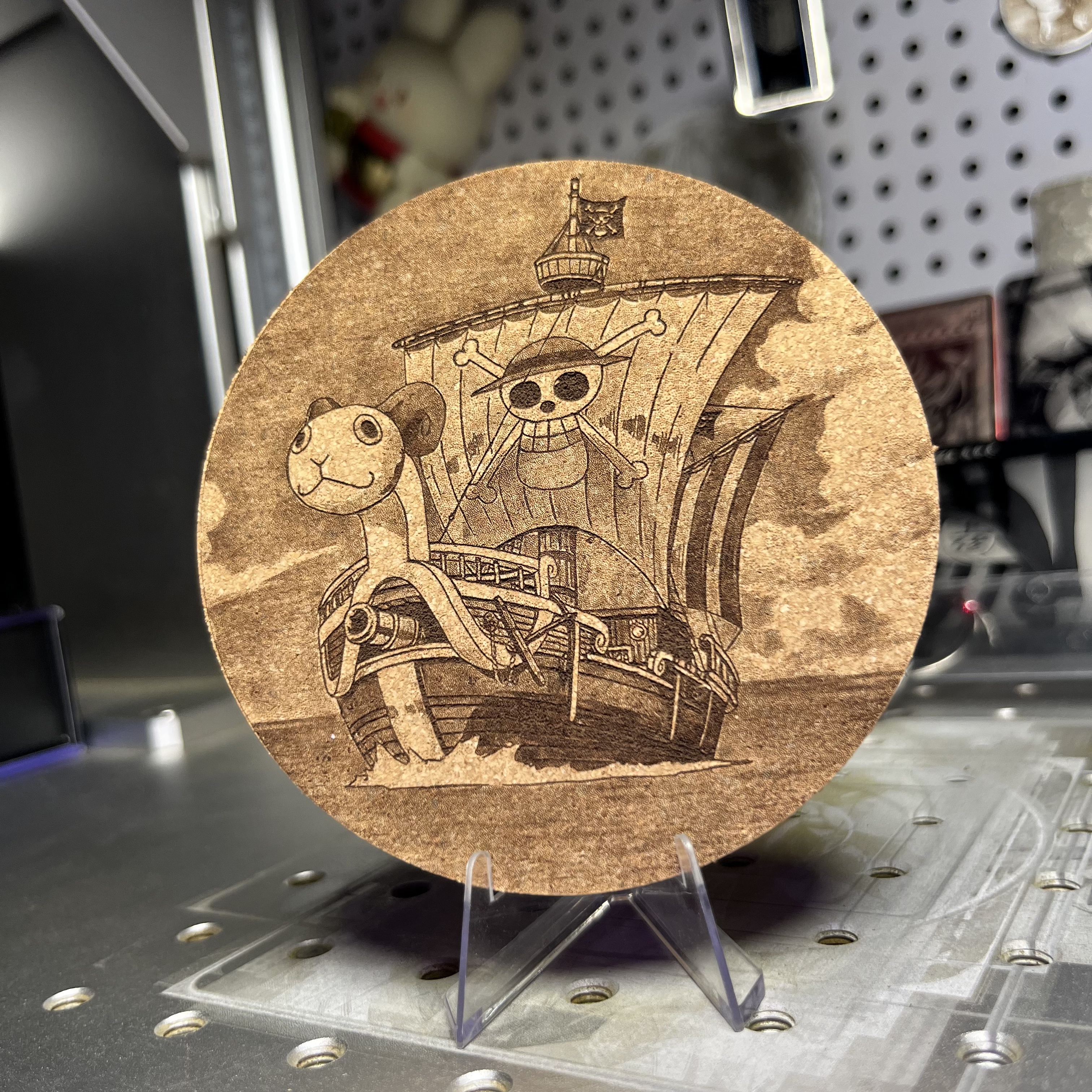 ★来图定制★鬼灭之刃等各IP防滑软木隔热杯垫二次元动漫周边