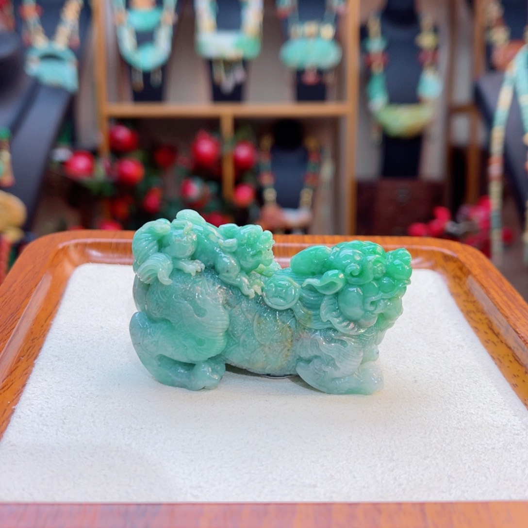 翡翠摆件未镶嵌48小时鉴赏期