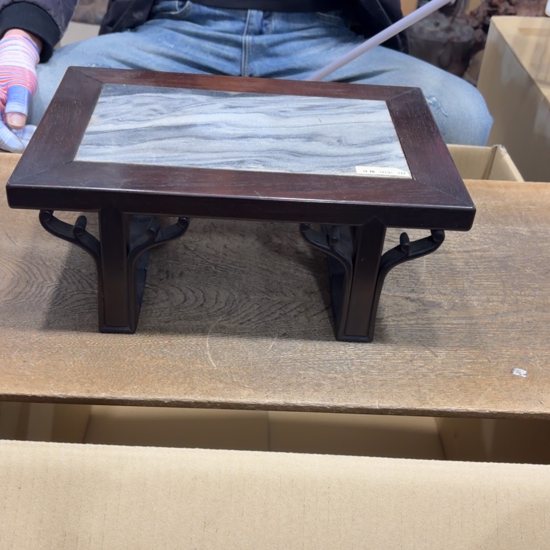 红酸枝木类家具般若中古美术工艺品