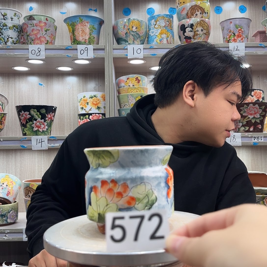 紫砂花盆瑕疵瑕疵572