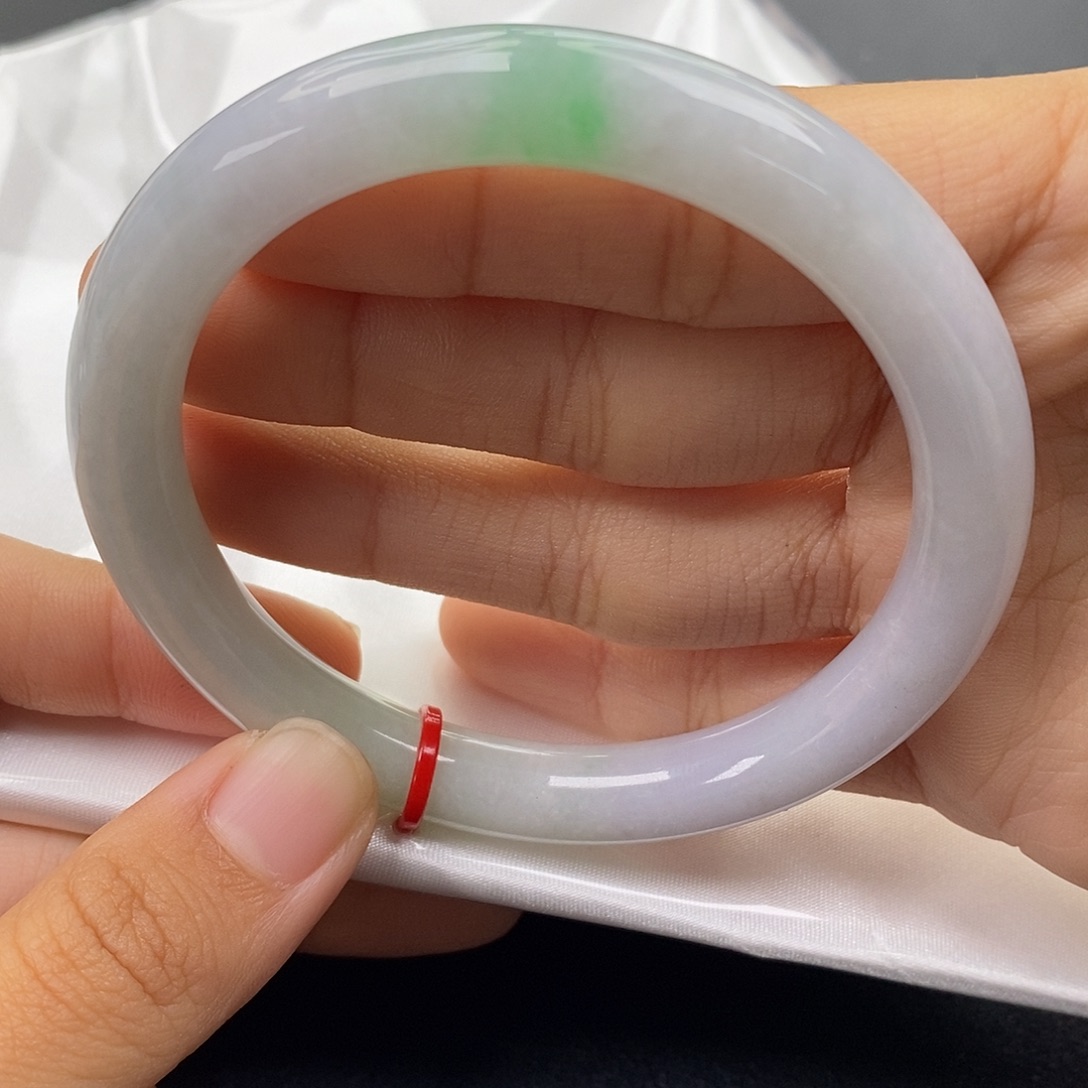 翡翠未镶嵌手镯（圆镯）5859圈