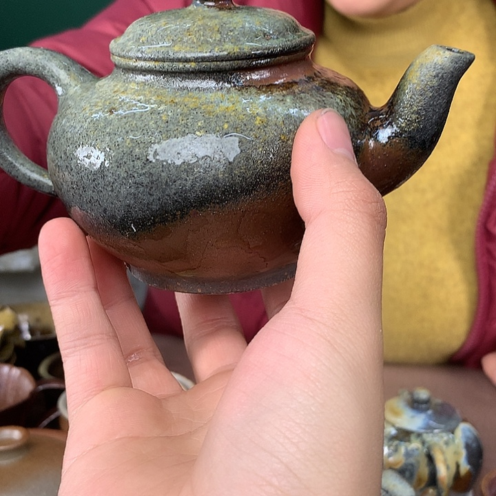 紫砂柴烧 纯自然柴烧