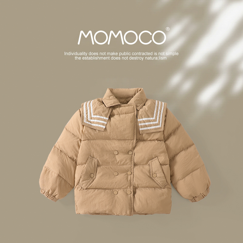 MOMOCO女童冬季百搭洋气休闲甜美学院风外套79830102006