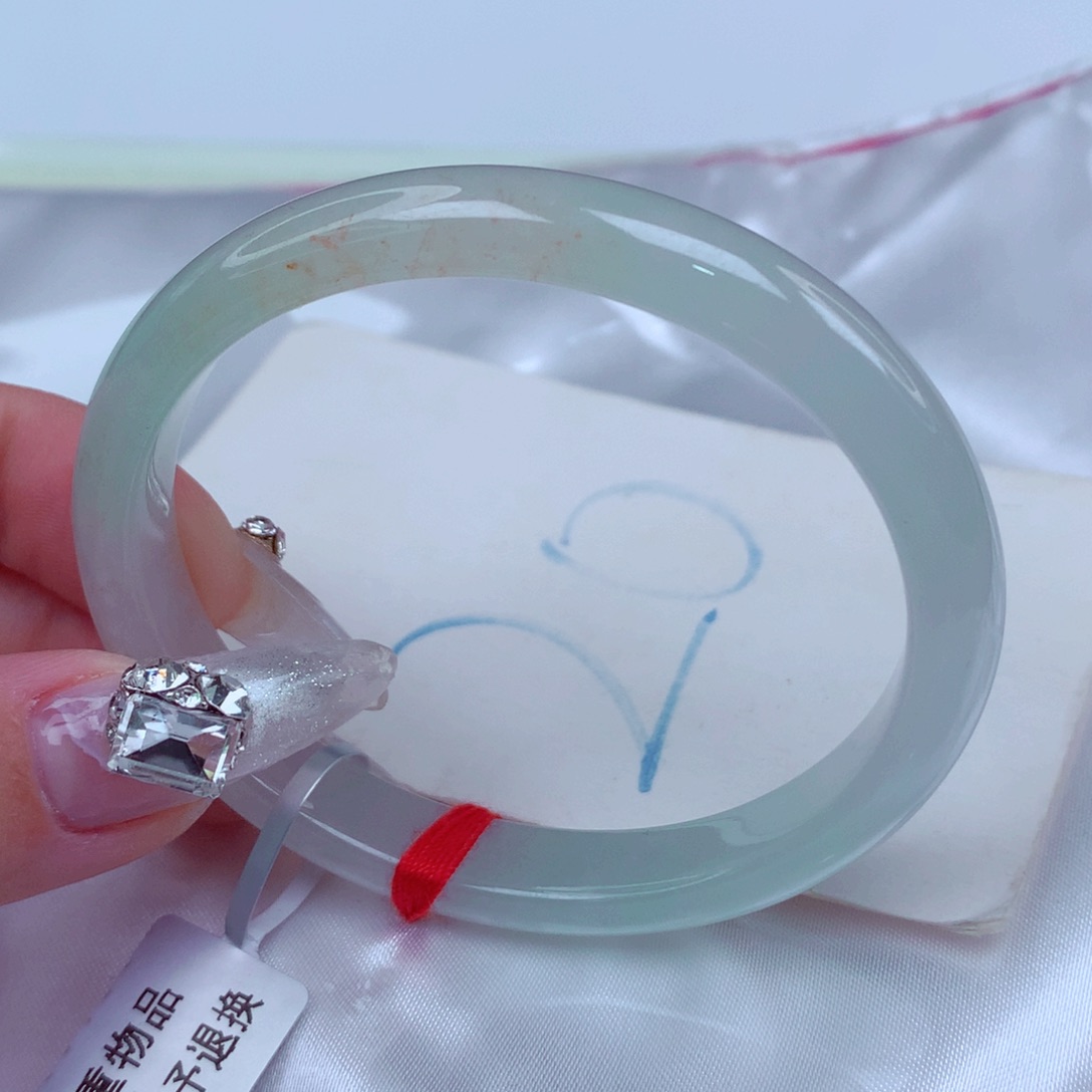 翡翠手镯未镶嵌天然缅甸翡翠A货手镯 贵妃