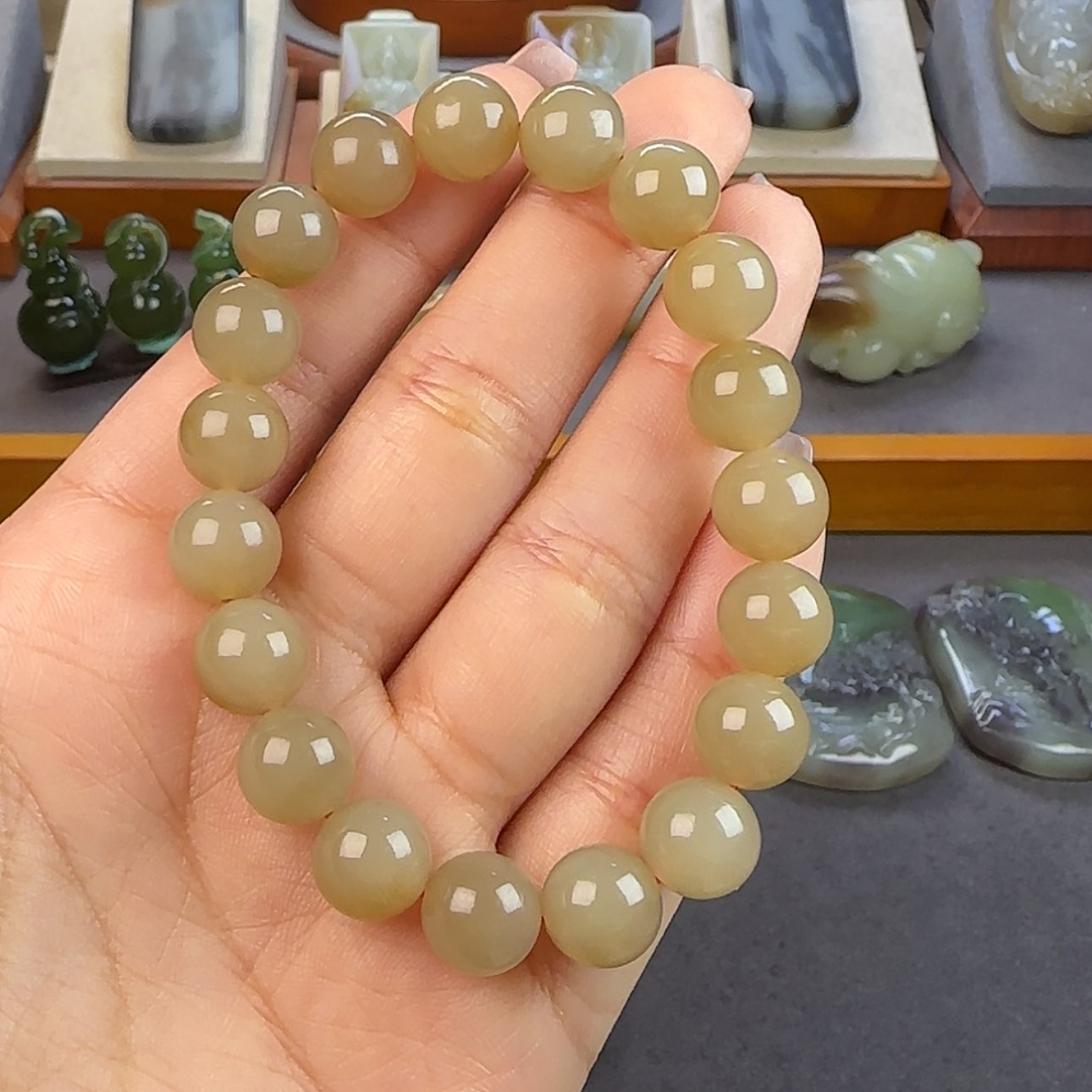 【闪购商品】未镶嵌和田玉手串